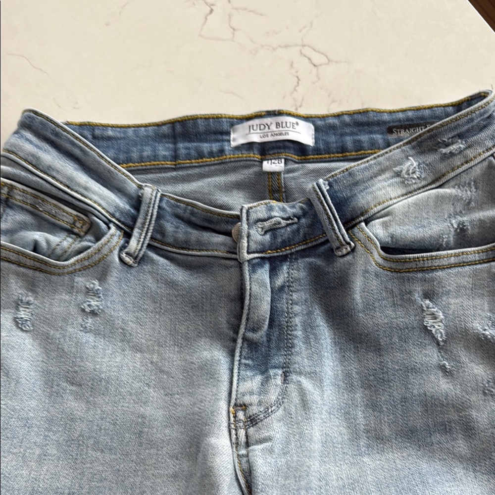 Judy Blue Straight Leg Blue Jeans
